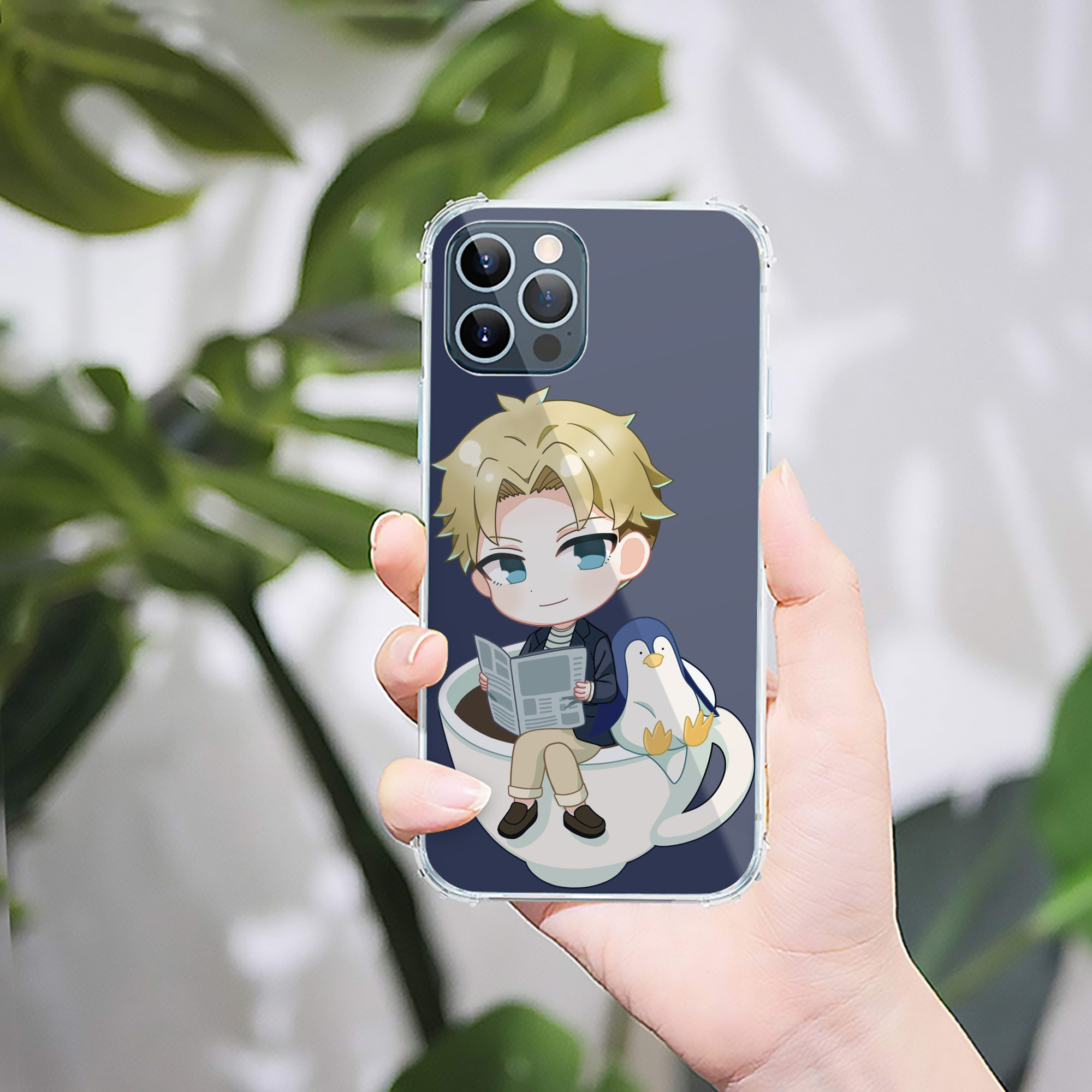 （画像用） SPY×FAMILY间谍家家酒 【iPhone 12シリーズ対応】透明スマホケース（クリアソフトケース）
